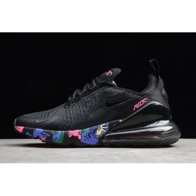 Nike Air Max 270 Graffiti Siyah / Mor Koşu Ayakkabısı Türkiye - UKMN7T48